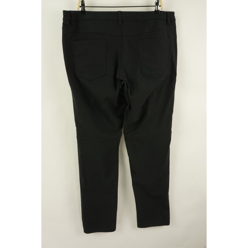 Lululemon ABC Classic Fit Warpstreme 5 Pocket Pants Men's 38 x 33 Black Woven - Picture 2 of 11